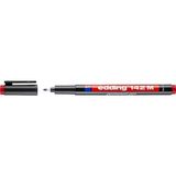 Edding E-142M 01MM Asetat Kalem Kirmizi Adet - Kırmızı