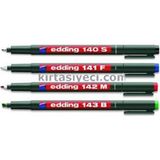 Edding E-142M 01MM Asetat Kalem Siyah Adet