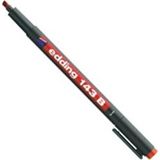 Edding E-143B 1-3mm Asetat Kalem Kirmizi Adet - Kırmızı