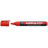 Edding E-300 Kırmızı Permanent Markör Kalemi 10 Lu Ed30002 (10 Lu Paket)