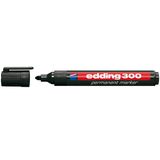 Edding E-300 Siyah Permanent Markör Kalemi 10 Lu Ed30001 (10 Lu Paket)