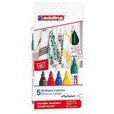 Edding E-4500 Kumas Boyama Kalemı 5 Li