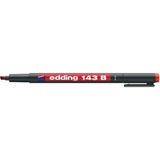 Edding Eddıng Asetat Kalemi (B) Kırmızı (E-143B) - 1 Adet