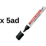 Edding Edding Siyah Xl 360 Doldurulabilir Yazı Tahtası Kalemi 5 Adet