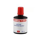Edding Edding T100 Permanent Markör Mürekkebi Kirmizi 100Ml