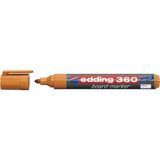 Edding Eddıng Turuncu Beyaz Tahta Kalemi Cap Off E-360 1 Adet 1,5 mm-3 mm Çizgi Kalınlığı