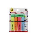 Edding Fosforlu Kalem 4+1 Karışık Set - Neon Renkler, Su Bazlı Mürekkep
