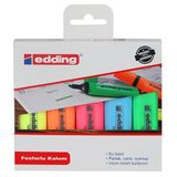 Edding Fosforlu Kalem Karma Renkli Set 344 (5 li Paket)