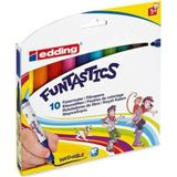 Edding Funtastıcs 10 Renkli Kalın Keçeli Kalem Seti Renkli ve Kullanışlı