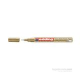 Edding Hobi ve Sanat Kalemi 0.8 mm Altın Ahşap ve Kağıt Üzerinde Kullanıma Uygun Silinmeyen Mürekkep
