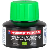 edding HTK25 fosforlu kalem yedek mürekkep açık yeşil