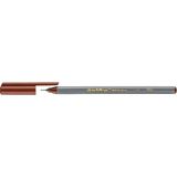 Edding Ince Uçlu Keçeli Kalem 0,3 mm Kahverengi 55 (10 Lu Paket) - Yok