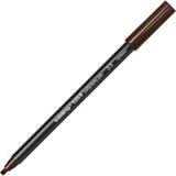 edding kaligrafi kalemi 3.5 mm koyu kahve 1255 (10 lu paket) - Yok