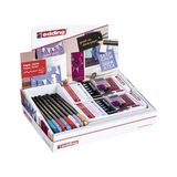 edding keçeli kalem 1.0mm 40+6 lı metlik set stand ed1200 - Yok