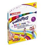 EDDING KEÇELİ KALEM FUNTASTICS E-13 SİHİRLİ 8 Lİ (7+1)