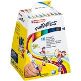 EDDING KEÇELİ KALEM FUNTASTICS E-14 KALIN 18 Lİ