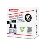 Edding Legamaster Tahta Kalem Mürekkebi 2Li 100 Ml Siyah