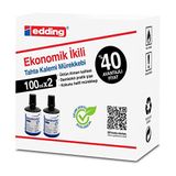 Edding Lm-119901 2 Li Siyah Tahta Kalemi Mürekkebi