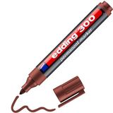 Edding Markör Permanent Kalem Yuvarlak Uçlu 1.5-3 Mm Kahverengi 300 (10 Lu Paket)