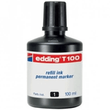 Edding Mürekkebi Permanent Damlalıklı 100 ml Siyah Markör