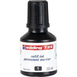 Edding Mürekkep 25 ml Siyah ( E-T25) - Yazı Tahtası Mürekkebi - Gramaj