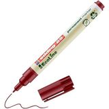 edding permanent markör kalem 25 ecoline kırmızı (10 lu paket) - Yok