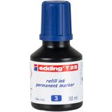 Edding Permanent Yedek Mürekkep 25 ml Mavi Markör