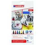 edding porselen kalemi 6 lı set standart - Yok