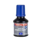 Edding Silinebilir Beyaz Tahta Kalemi Mürekkebi Mavi 30ml Flipchart Kalemi Mürekkebi tkm