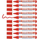 Edding Tahta Kalemi Kırmızı 10'lu Set Yuvarlak Uçlu Yüksek Kalite 1.5-3 mm Çizgi Kalınlığı