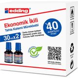 Edding Tahta Kalemi Mürk.mavi BT30K203 30ML 2li