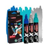 Edding X Markör Kalem 3 Lü Set Ocean Colours