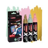 Edding X Markör Kalem 3 Lü Set Pastel Colours