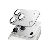 EDELFU iPhone 17 PRO MAX uyumlu - Tam Kaplayan Metal Lens Koruyucu — renk: Inox