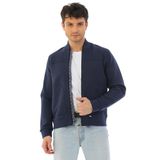 Edelle Slim Fit Erkek Ceket Pike Kumaş Yan Fermuar Cepli Rüzgarlık Korumalı
