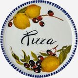 Edelweiss Italy Beyaz Seramik Pizza Tabağı 33 cm