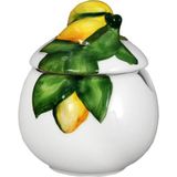 Edelweiss Italy Limoni Beyaz Seramik Şekerlik