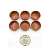 Edenza 9 Cm 6'lı Set Çömlek Güveç Kase Sufle Kabı Fırın Kase Güveç Kabı Sütlaçlık Kase