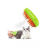 Edewatt Buharlı Tüy Toplayıcı Yumuşak Kedi Köpek Tarama Fırçası Masaj Tüy Temizleme Bakım Aleti Törpü Makas