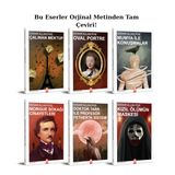 Edgar Allan Poe Klasik Korku Hikayeleri Seti, 6 Kitap, Çalınan Mektup, Oval Portre, Mumya ile Konuşmalar, Morgue Sokağı Cinayetleri, Doktor Tarr ile Profesör Fether'in Sistemi, Kızıl Ölümün Maskesi