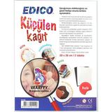 Edico Küçülen Kağıt Buzlu 20X26 cm 2 Li Renkli ve Eğlenceli Kırtasiye Ürünü