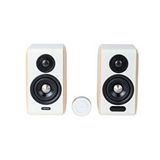 Edifier S880db Mkii 2.0 Aktif Hi-fi Hoparlör Kenarları Sütlü Kahve-ön ve Arka panel Beyaz