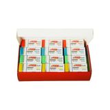 Edil Soft Yumuşak Renkli Silgi - Edil 4 Renk Silgi - 24'lü Paket