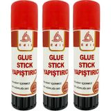 Edil Yapıştırıcı 36 gr 3 Adet Solvent İçermeyen Kolay Uygulama İle Kağıt ve Karton İçin İdeal