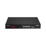 Edimax Gs-5210Pl - Uzun Menzilli Gözetim Vlan 12 Bağlantı Noktalı Gigabit Poe+ Web Akıllı Anahtarı, 2 Gigabit Rj45 Bağlantı Noktası Ve 2 Sfp Bağlantı Noktasıyla