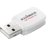 Edimax Wi-Fi 4 802.11n Mini USB Adaptörü, Raspberry Pi ile çalışır, Kablosuz N300 Dongle, 300Mbps verim, Enerji tasarrufu için Otomatik Güç Ayarı, Win 10 Plug-n-Play, Mac OS, Linux, EW-7722UTn V2