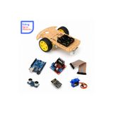 EDİNG EĞİTİM PLATFORMU Arduino 2WD Robot Araba Kiti Demonte – WiFi Kontrollü, Servo Motorlu ve Engelden Kaçan Akıllı Robotik Kodlama Seti