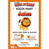 EDİP BASKI İsimli Okul Etiketi Taraftar Aslan Defter, Kitap Ve Kalem Etiketi Küçük Paket