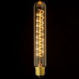 Edison Dekoratif Rustik 40 Watt E27 Duy. 22cm Kıvrık Tüp Ampul