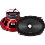 Edison ED-M609LD 6x9 Oval Midrange Hoparlör, 120 Watt Rms, 800 Watt Maksimum, 90 Hz–8 Khz, 7 Renk - Genel